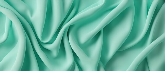 Obraz premium Abstract Texture of a Mint Green Fabric