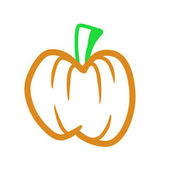 illustration of a pumpkin