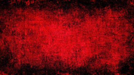 Fototapeta premium Dark Red Grunge Texture with Borders