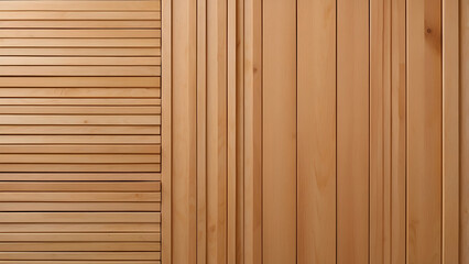Naklejka premium Wood Slat Backgrounds, The Perfect Touch for Stylish Plywood Architecture