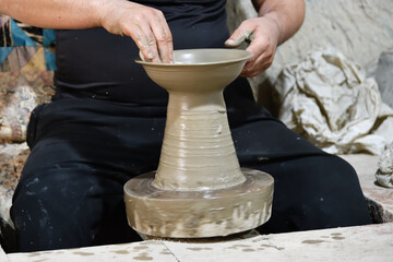 Gijduvan ceramics workshop. Uzbekistan