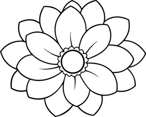 Beautiful Anemone Flower Vector Graphic Ideal for Spring Themes
