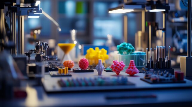 Colorful Laboratory Models