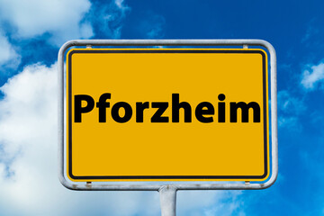 Pforzheim Ortsschild