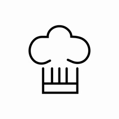 baker hat icon sign vector