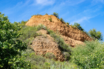 Parque natural de las minas romanas de Las Médulas, León, España