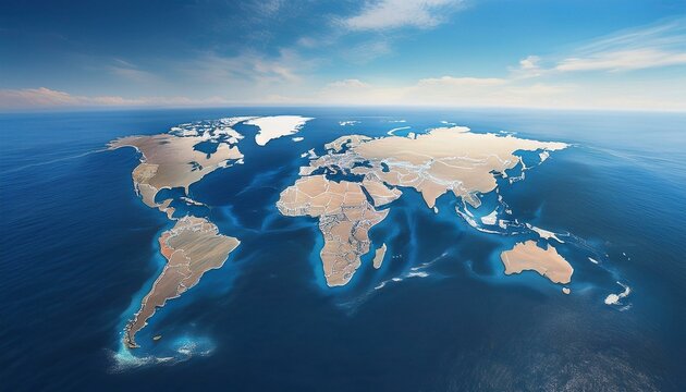 mapamundi：Mapamundi tridimensional y oc&eacute;anos por sat&eacute;lite