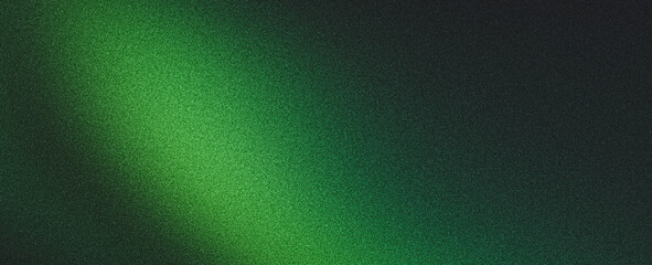 Green grainy background, dark black abstract glowing noise texture gradient poster, banner header backdrop design