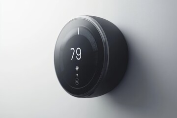 Fototapeta premium Smart Thermostat with Digital Display