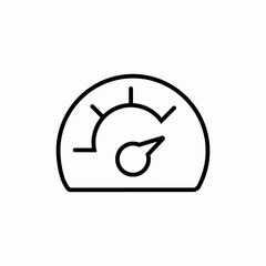 speed test speedometer icon sign vector