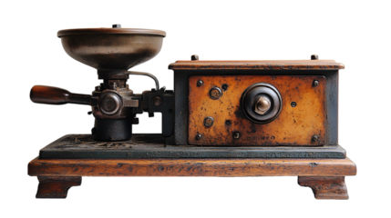 an old fashioned scale. 