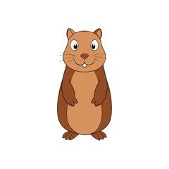 Rodent Gopher Vector Art.