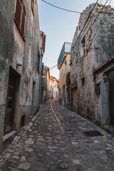 Krk Croatia 28.06.24Old historical buildings are partially abandoned