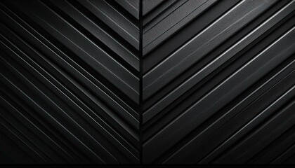 Obraz premium Corrugated rectangle geometric dark black anthracite stone concrete texture background