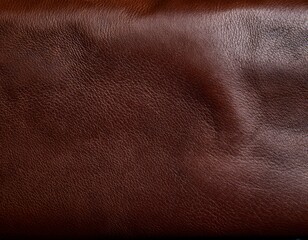 Fototapeta premium Dark brown chocolate rustic leather texture - Background banner panorama long