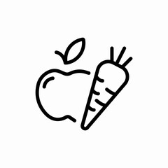 healty food icon sign vector