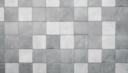 Gray grey white stone concrete cement tiles texture wall floor background panorama banner long.