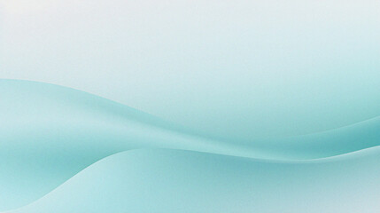 Fototapeta premium Abstract mint color gradient background with grainy texture. Pastel trendy backdrop with noise effect. Retro illustration.