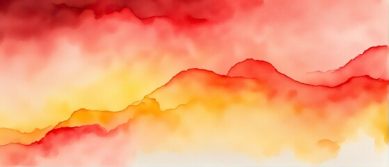 Abstract Watercolor Landscape