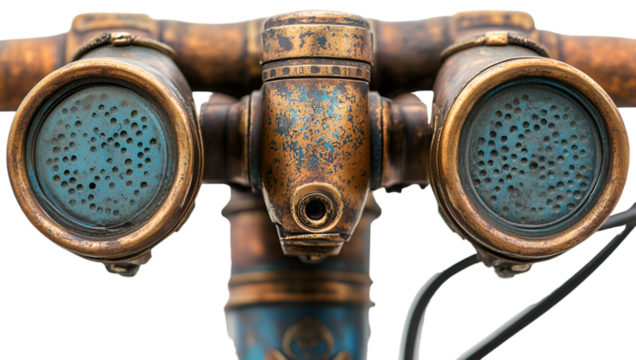 a close up of a binoculars.