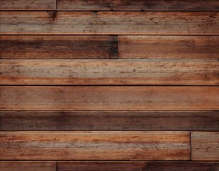 Obraz premium Old brown rustic light bright wooden texture wall table or parquet laminate floor - wood background panorama banner long, seamless pattern