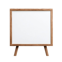Minimalist wooden frame chalkboard on a stand