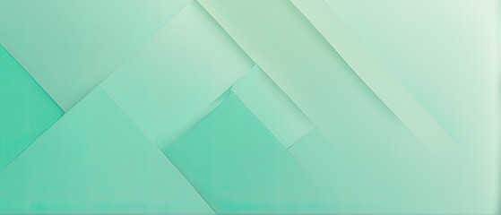 Abstract Geometric Green Pattern