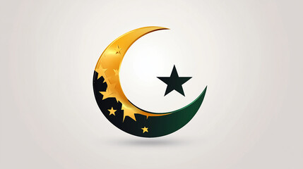 Independence Day Mauritania Logo Design illustration
