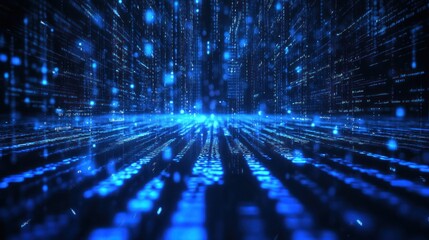 Abstract Digital Cityscape