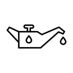 Oil Change line icon