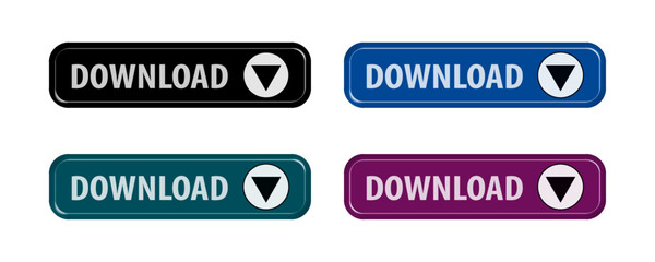  tick download button for web