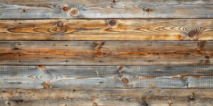 Weathered Gray Wooden Boards Planks for Backgrounds and Textures