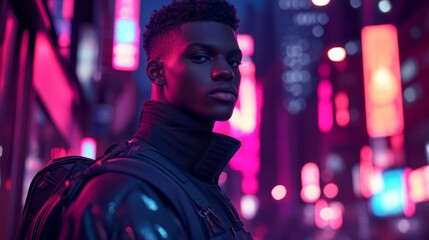 Obraz premium Urban Night Portrait