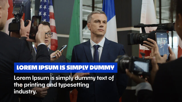 Dynamic Headline Animation for News | Stylish Breaking News Graphics for Online Streaming