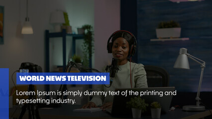 Text Animation for News Broadcast | Bold and Professional News Lower Thirds Animation