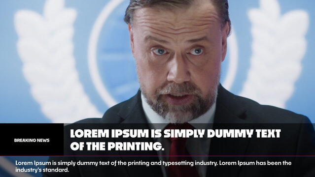 News Broadcast Titles | Dynamic News Broadcast Templates for Live Reporting