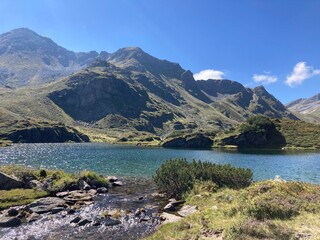 lake in the mountains