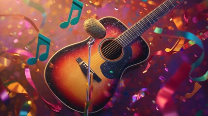 Obraz premium Vibrant Music Celebration