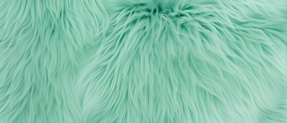 Fototapeta premium Abstract Turquoise Fur Texture