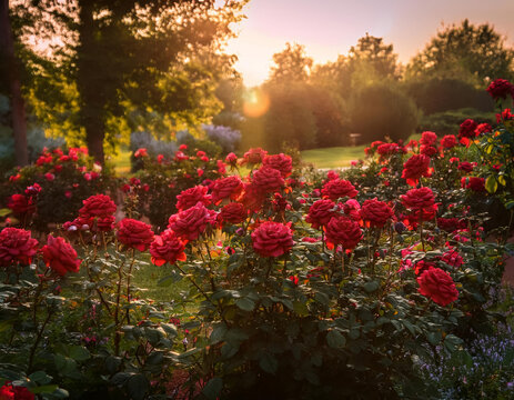 Roses rosiers symbole de l'amour