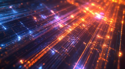 Naklejka premium Abstract Digital Network