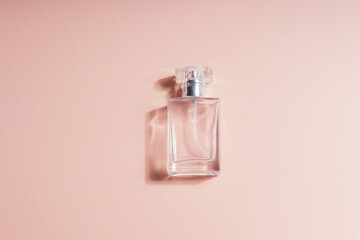 perfume bottle top view