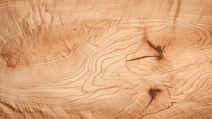 Naklejka premium Natural Maple Wood Texture. Detailed Wooden Grain Surface Background with Copy Space for Text, Design