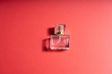 perfume bottle top view