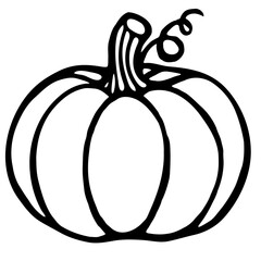 Hand drawn doodle fall themed icons