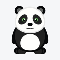Panda vector image illustration and artwork
