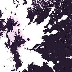 Fototapeta premium Colorful ink splattered grunge background