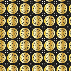 Obraz premium Awesome Premium Golden Star Pattern Floral Design Beautiful Texture Background