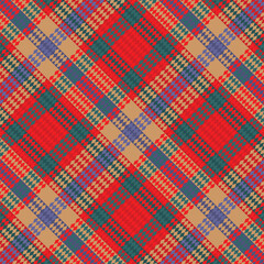 Tartan plaid pattern with texture.