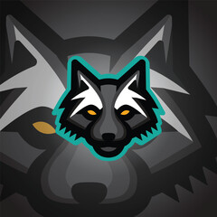 raccoon mascot for sports and esports logo